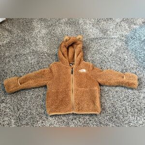 The North Face Toddler Jacket 12-18 Months Brown Campshire Bear Hoodie Full Zip